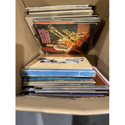 126 - Large box approx 90 LP's 1960/70's