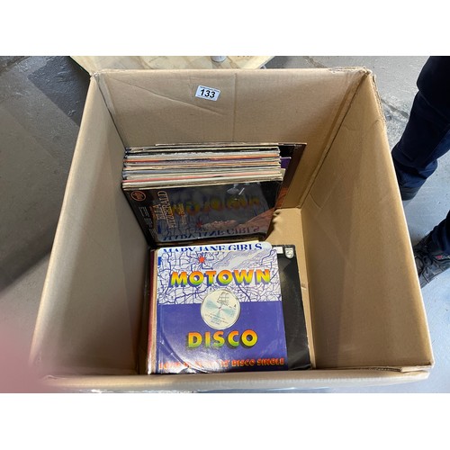 133 - Large box approx 90 LP's 1960/70's