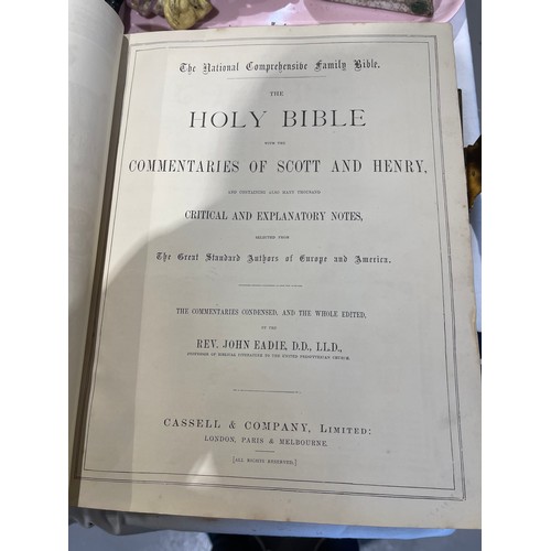 1 - Holy bible with illustrations references & maps a/f