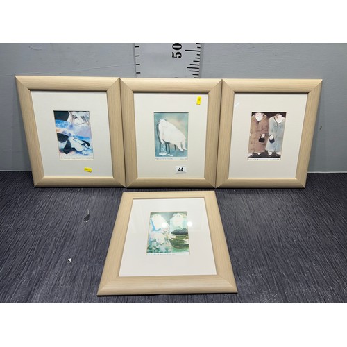 44 - 4 signed prints, Erika oller usa late 90s