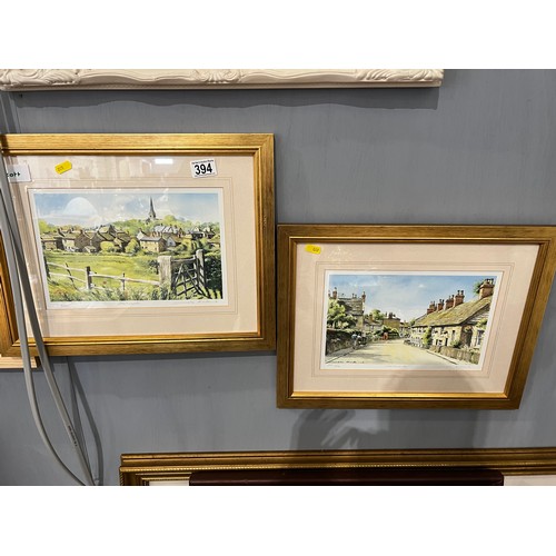 394 - Pair LTD edition water colours wentworth 103|500 + 240|500 by John Rudtin