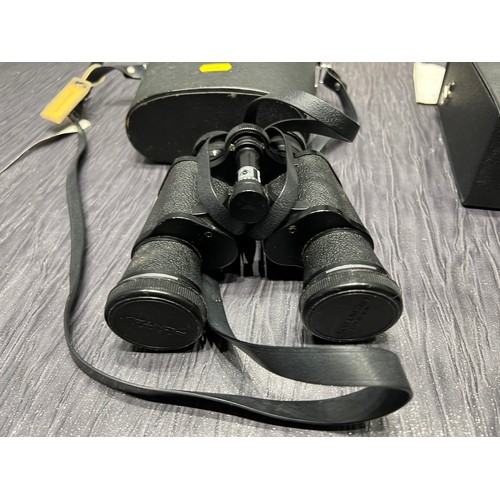 333 - 2 Pair binoculars in cases