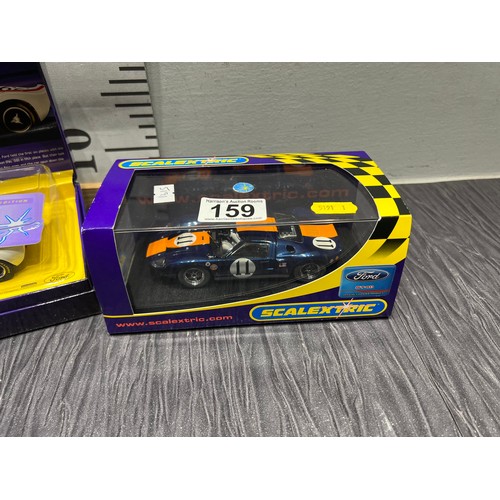 159 - 2 Ford GT40s boxed scalextric cars limited edition 0896|5000