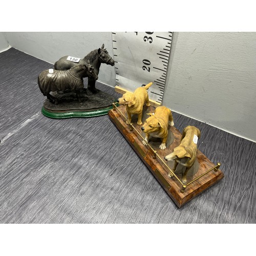 130 - 2 animal figures