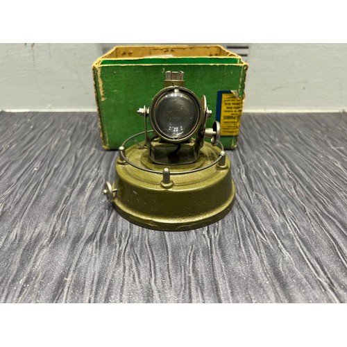 111 - Vintage astra special round base searchlight in original box