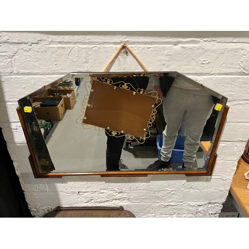 463 - 2 Vintage wall mirrors