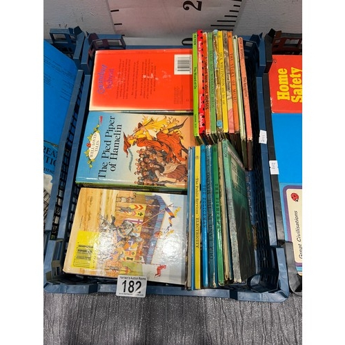 182 - 2 Boxes vintage ladybird childrens books