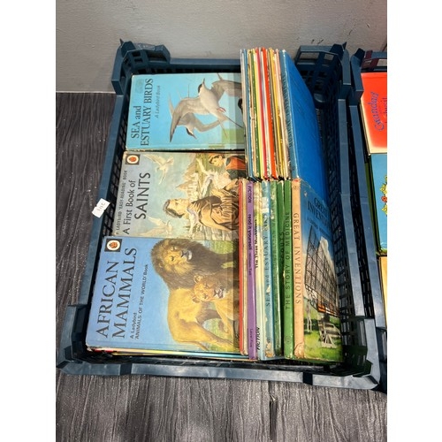 182 - 2 Boxes vintage ladybird childrens books