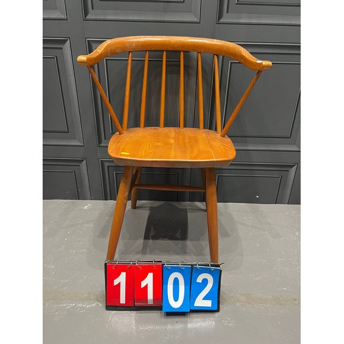 Centa' mid century ercol style cow horn chair