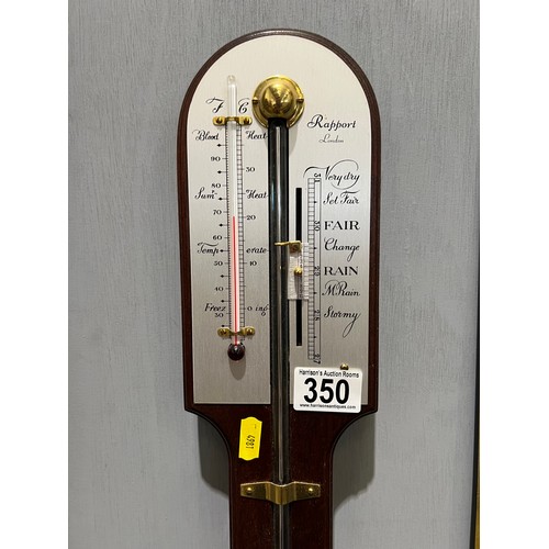 350 - Oak stick barometer