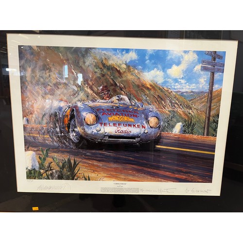 344 - Carrera Porsche signed ltd edition 67/500 picture