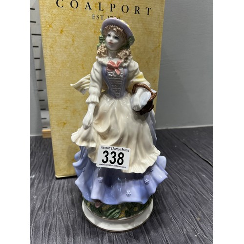 338 - 1 Coalport figure boxed Tess