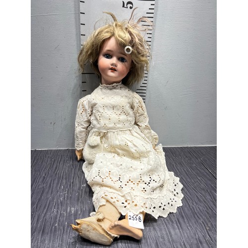 255B - Victorian Simon halbig doll german 19th century 7 1/2