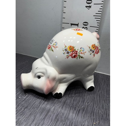 203 - Large pig money box