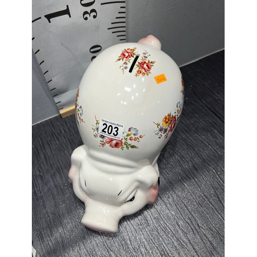 203 - Large pig money box