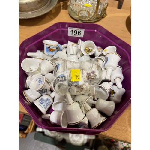 196 - Tub bone china thimbles