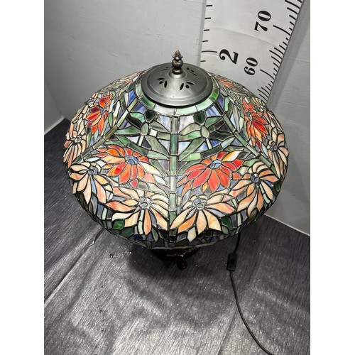 94 - Large Tiffany style lamp & shade