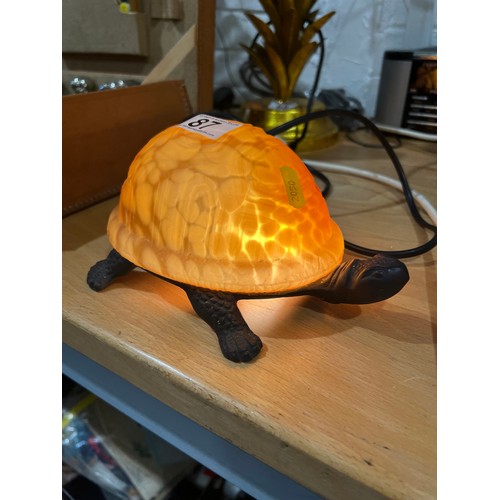 87 - Tortoise lamp