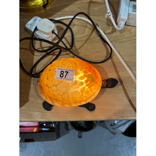 87 - Tortoise lamp