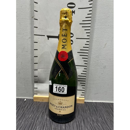 160 - Bottle Moet & Chandon champagne unopened