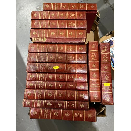 157 - 2 Boxes encyclopedia books etc