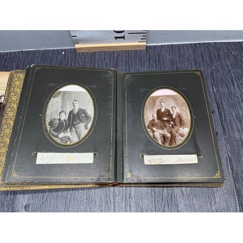 130 - 2 Vintage photograph albums