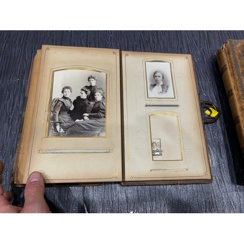 130 - 2 Vintage photograph albums