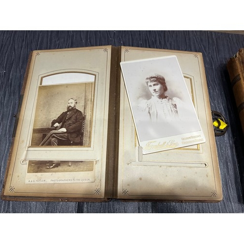 130 - 2 Vintage photograph albums