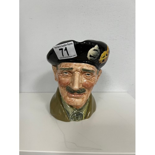 71 - Royal doulton character jug 'monty'