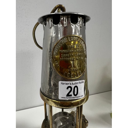 20 - Early Eccles miners lamp