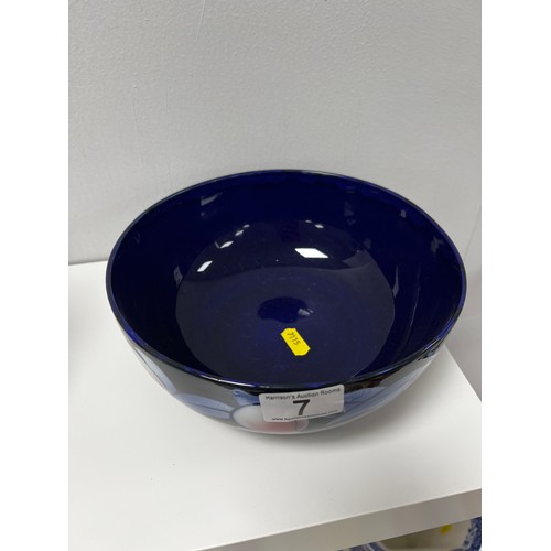 7 - Shelley bowl 'Japanese fruit' pattern 8.25