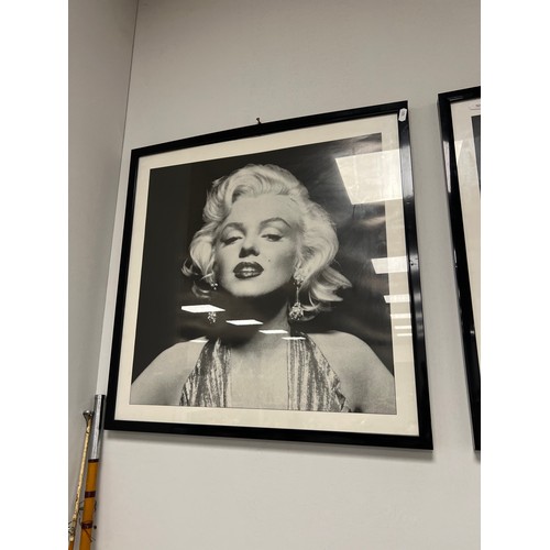 152 - 3 Iconic black & white pictures Marilyn Monroe, James Dean, Sean Connery