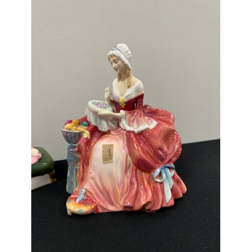 75 - 3 Royal doulton lady figures