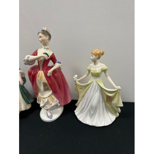 73 - 4 Royal doulton lady figures