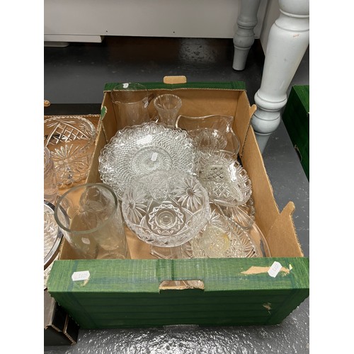 69 - 2 Boxes cut glass etc