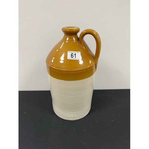 61 - Stoneware flagon