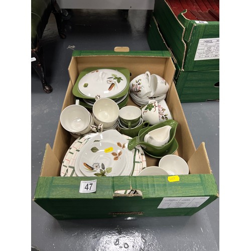 47 - Box vintage retro midwinter Dinner tea ware