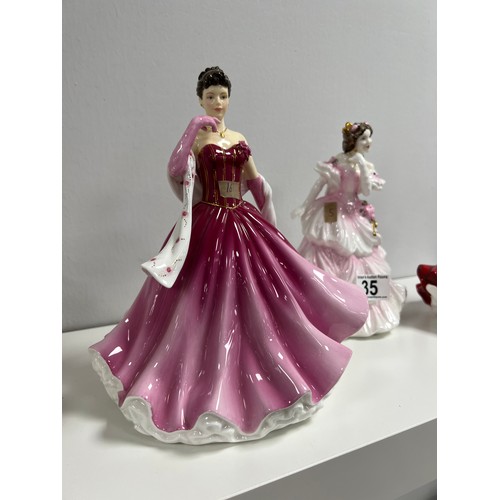 35 - 3 Royal doulton figures