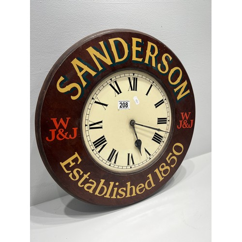 208 - Sanderson wall clock battery