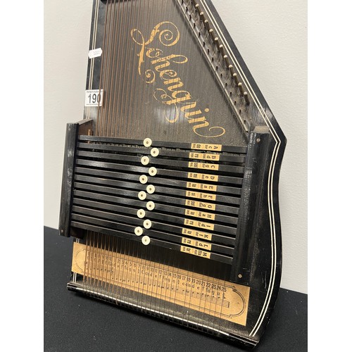 190 - Vintage lohengrin zither harp