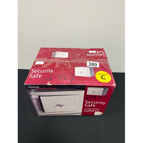 389 - Security safe boxed