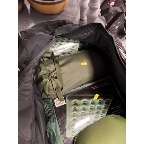 332 - Camping bag with sleeping bags etc