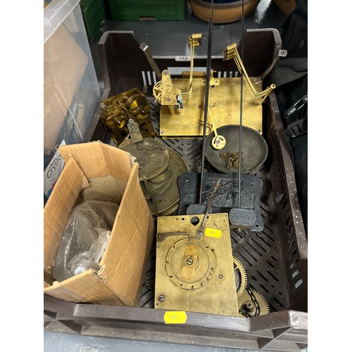 327 - 2 Boxes clock parts