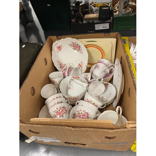 312 - 2 Boxes china tea ware