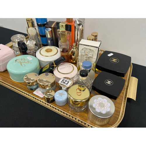 523 - Tray perfume/ powder bowls tray not inc