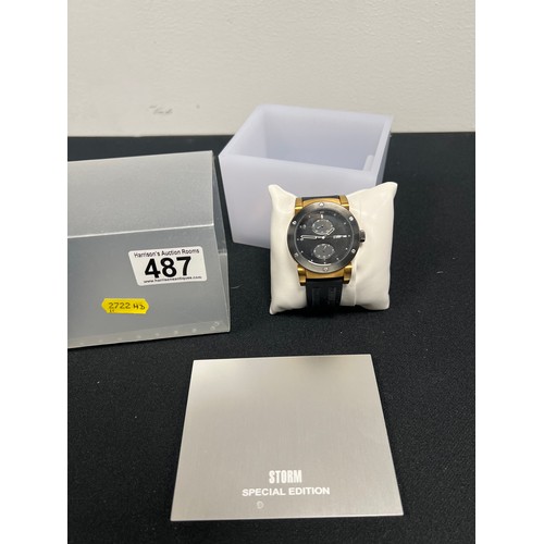 487 - Storm wrist watch boxed