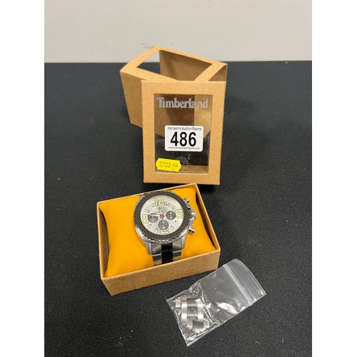 486 - Timberland wrist watch boxed