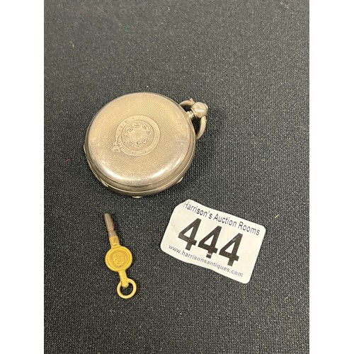 444 - Gent silver pocket watch