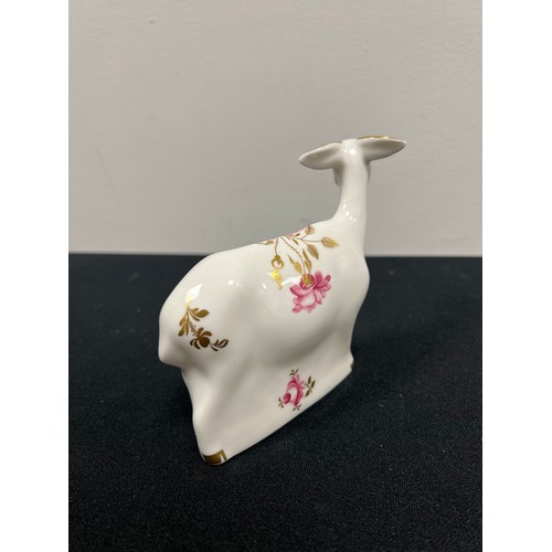 434 - Royal crown derby goat gold stopper