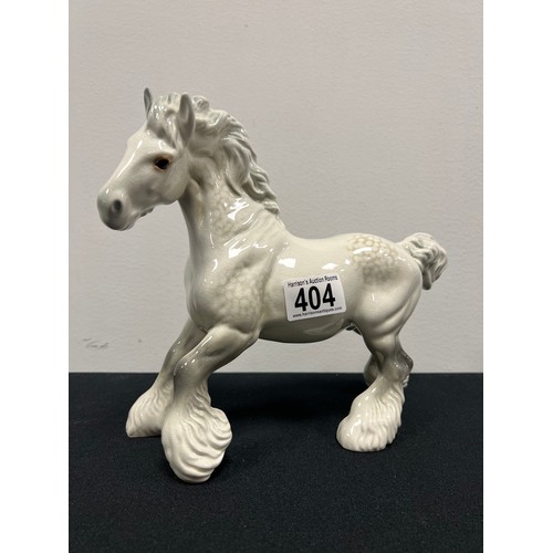 404 - Beswick 'dapple grey' shire horse